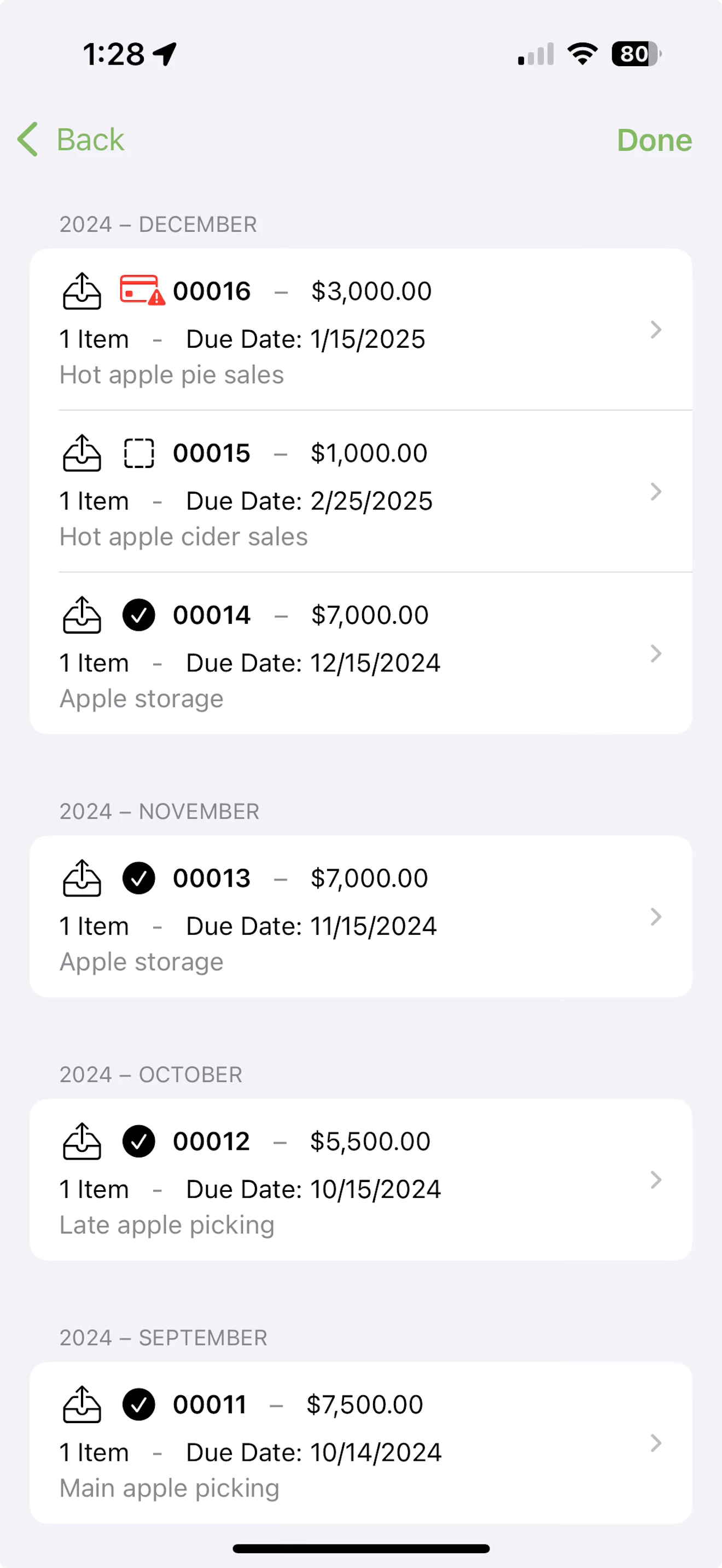 Invoice Rex iOS 3
