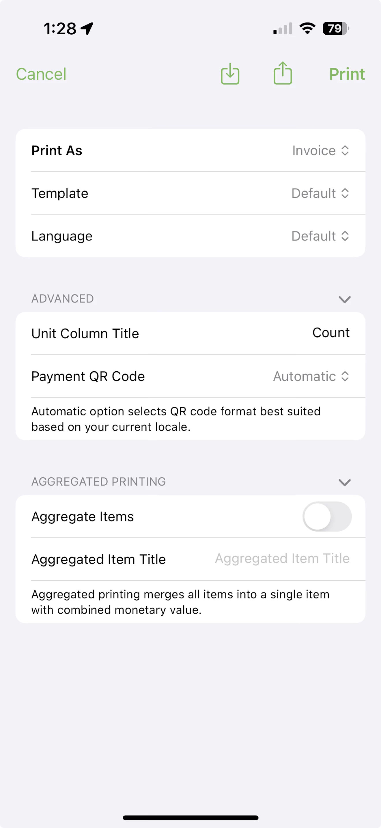 Invoice Rex iOS 4