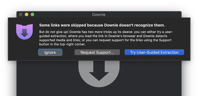 Unsupported Link